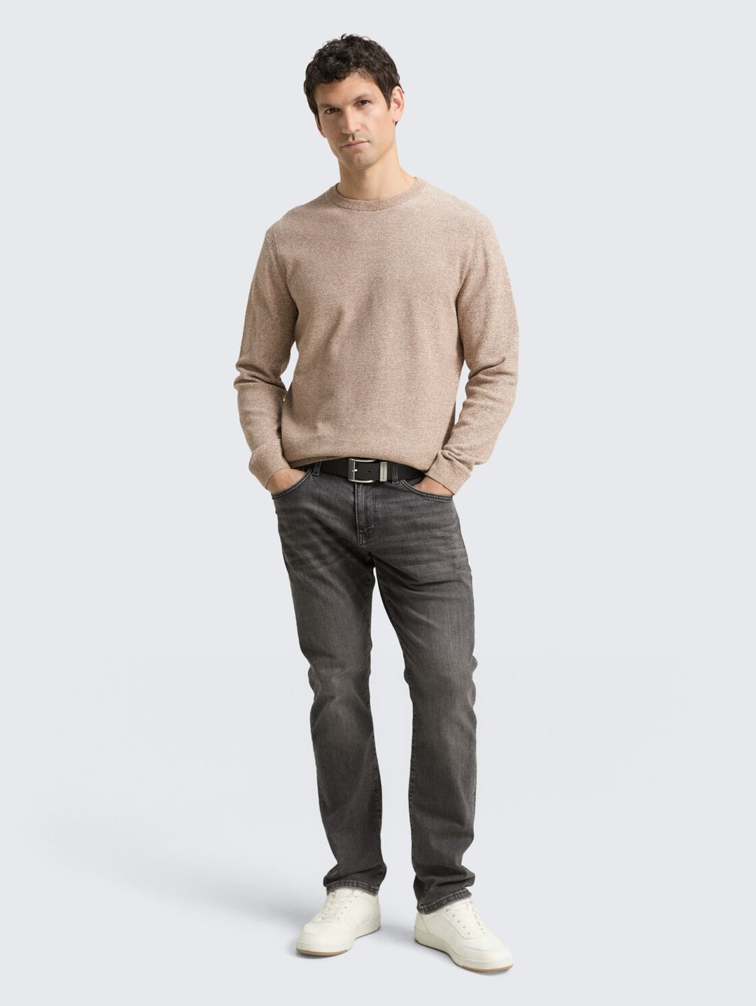 STRUCTURED CREWNECK KNIT