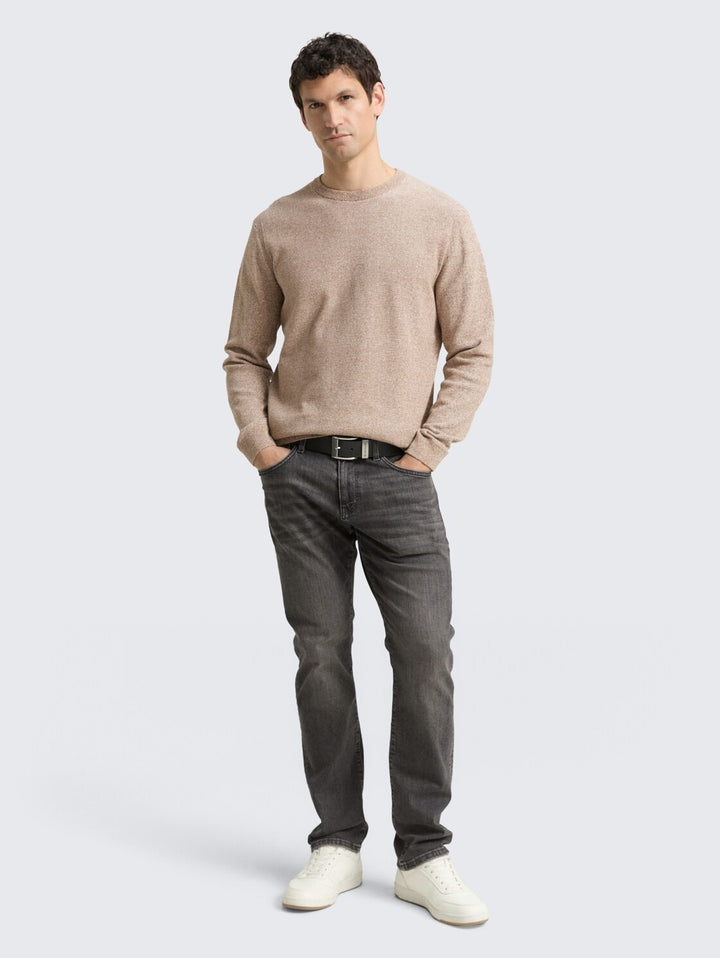 STRUCTURED CREWNECK KNIT