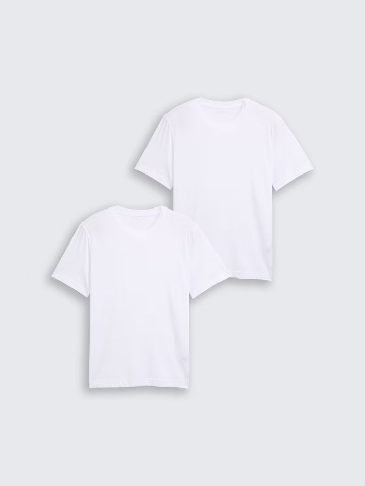 DOUBLE PACK CREW NECK TEE