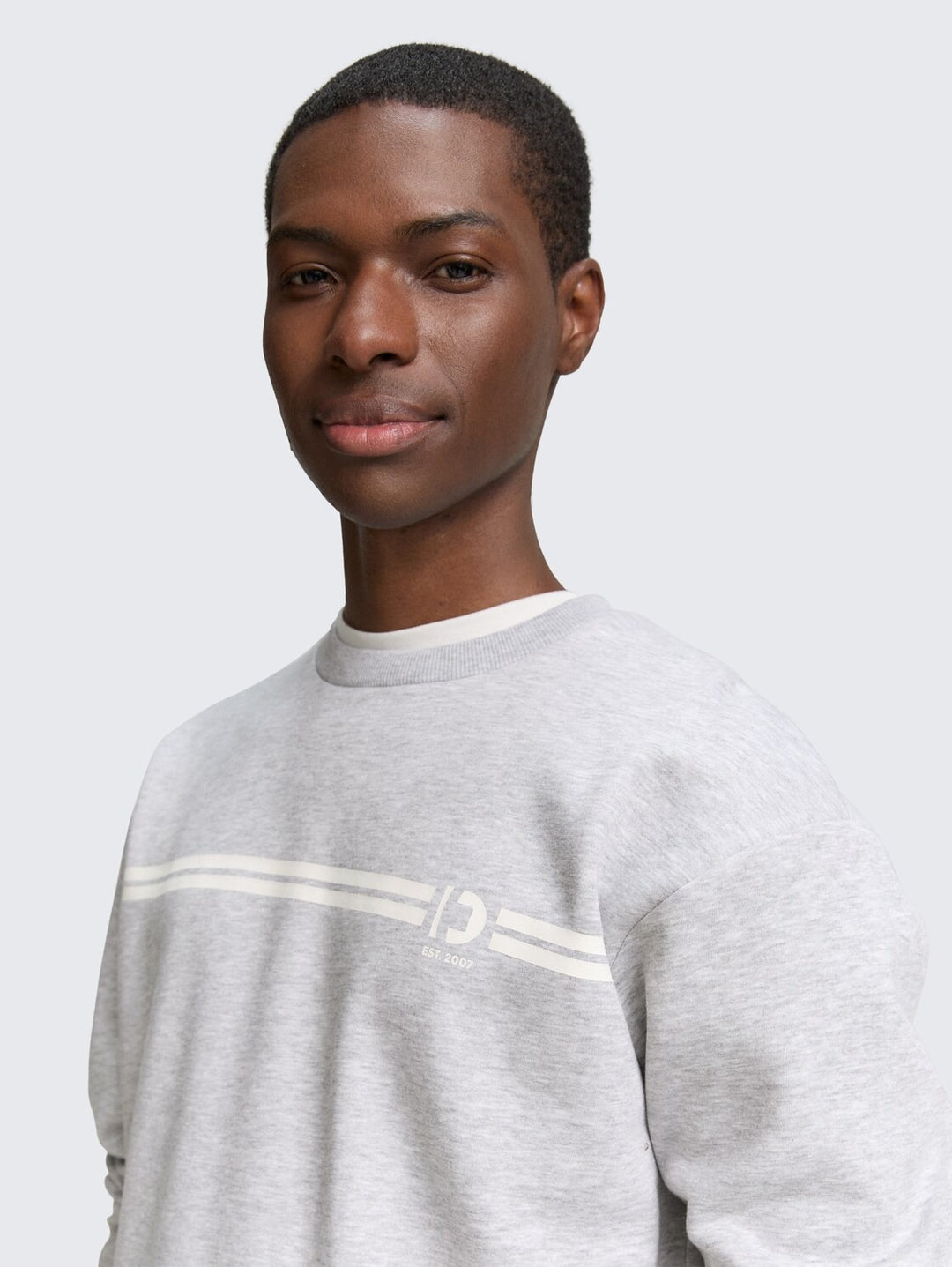 PRINTED CREWNECK SWEATER