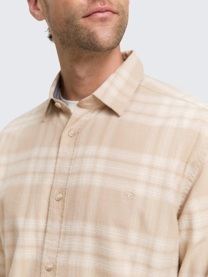 TONAL CHECK SHIRT