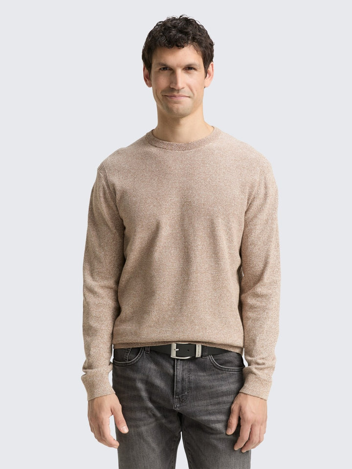 STRUCTURED CREWNECK KNIT