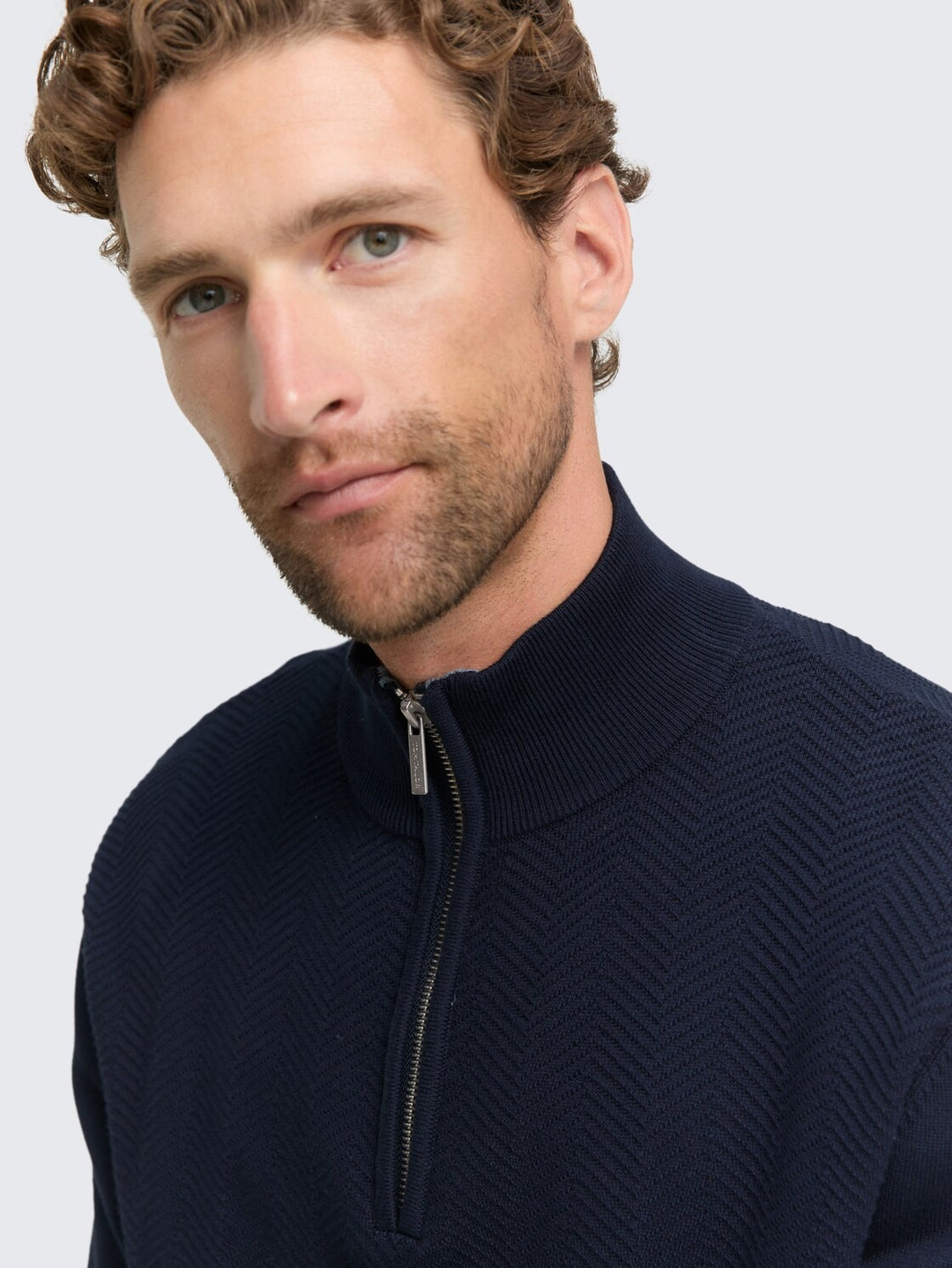 KNITTED HERRINGBONE TROYER