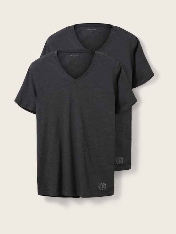 DOUBLE PACK V- NECK TEE – Square Deal