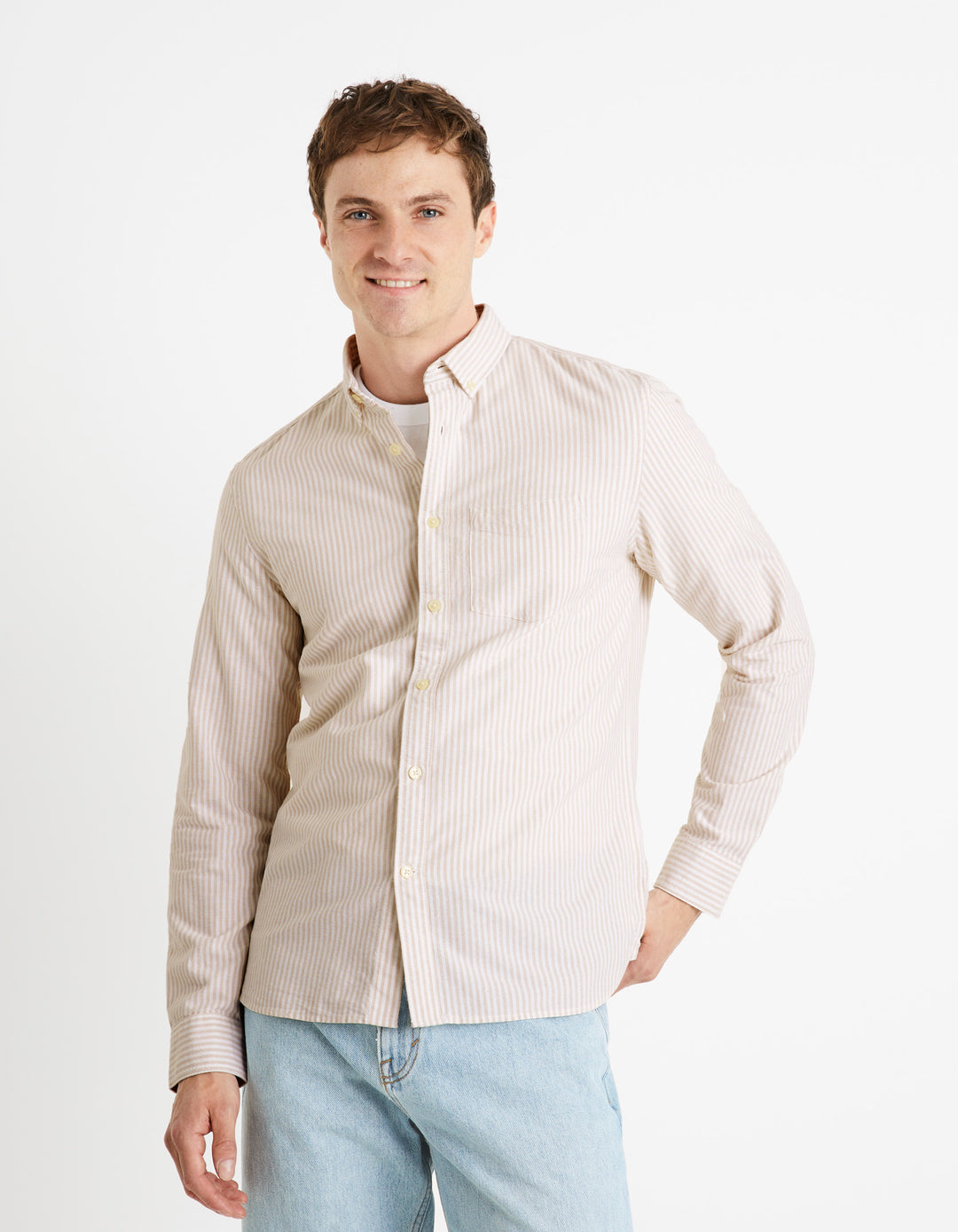 Regular 100% cotton oxford shirt