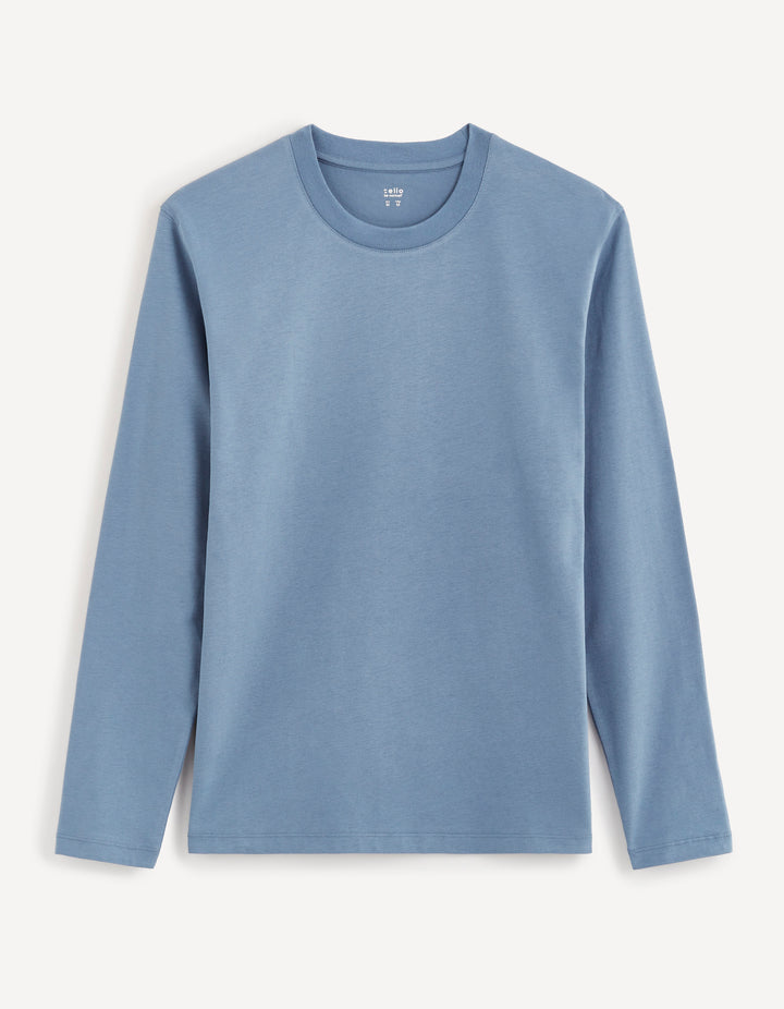 Unisex - Knitted - T-Shirt - Long sleeves - U / V / round neck