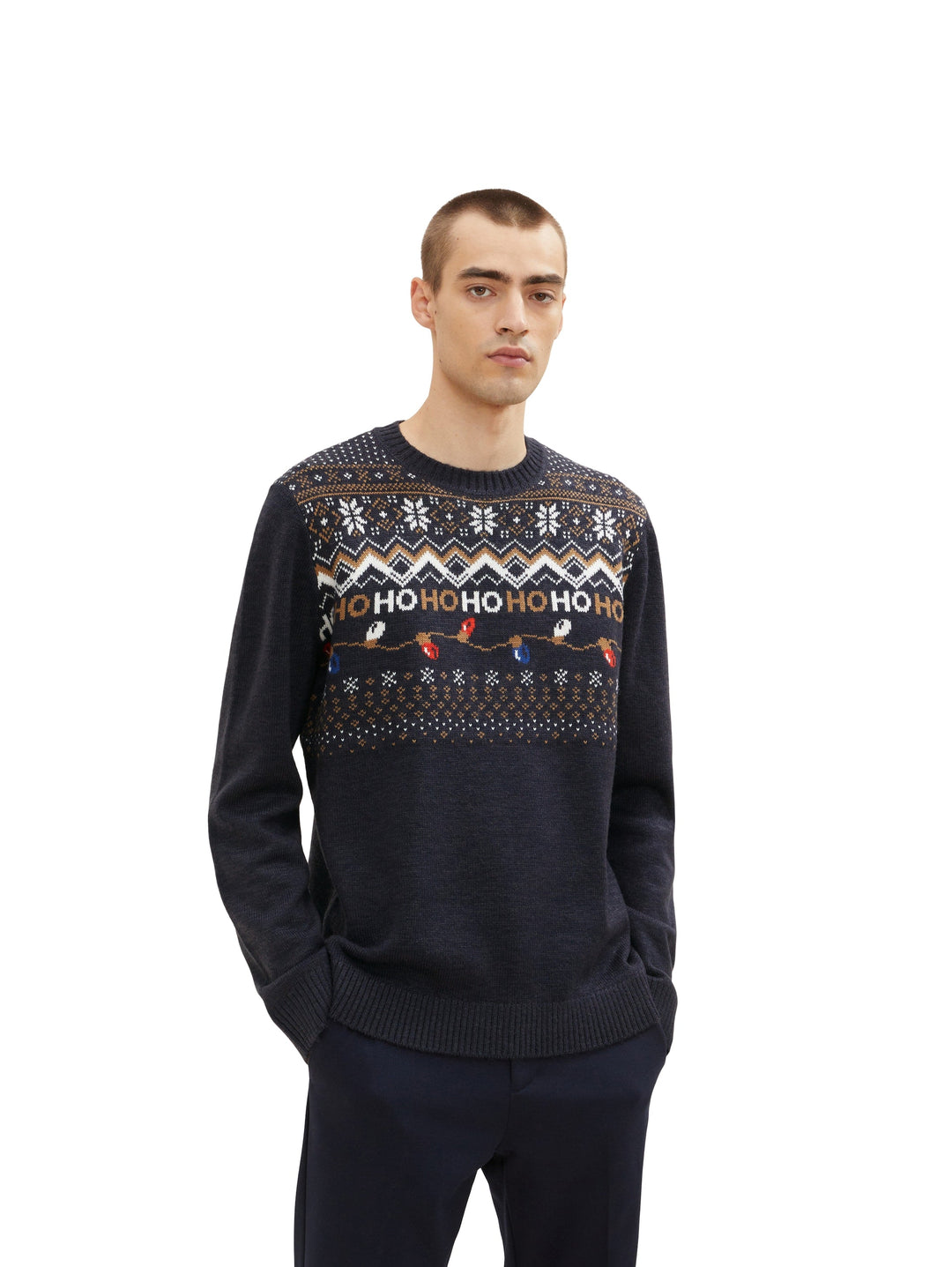 KNITTED CHRISTMAS PULLOVER