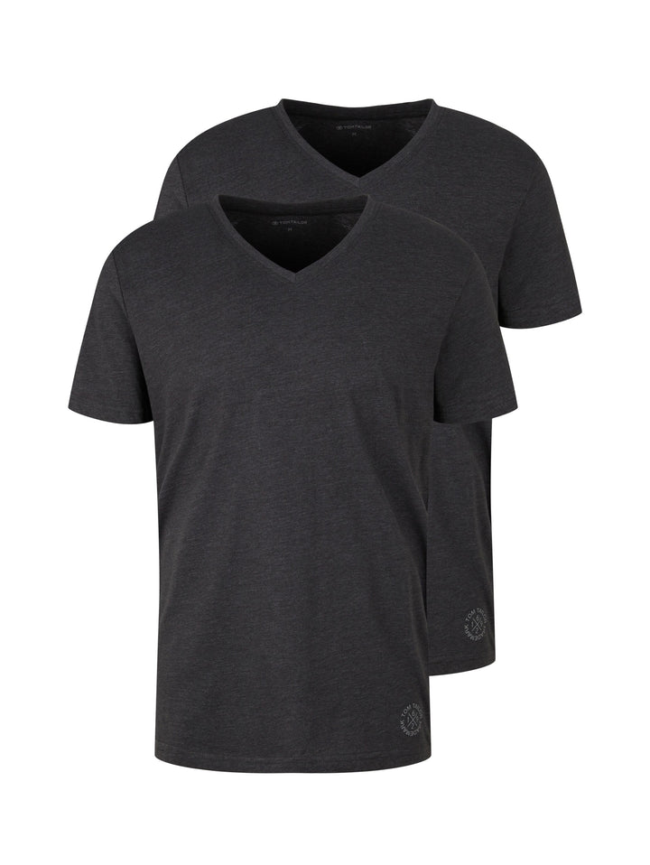 DOUBLE PACK V- NECK TEE